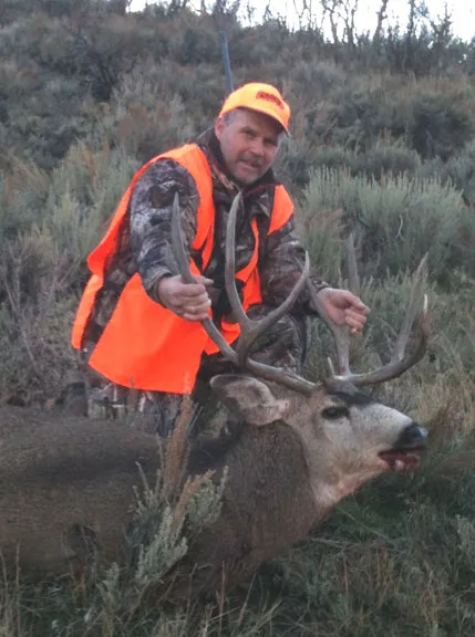 Brad showing off his - 3rd Season Buck