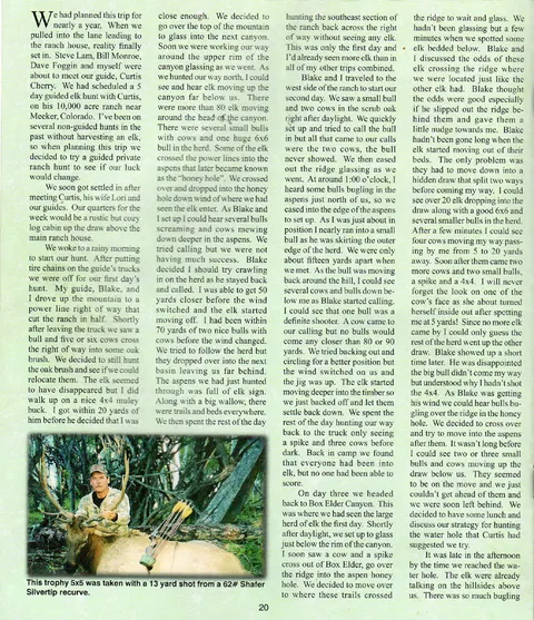 Greg Dearth article, The Bowhunter's Voice magazine, page 2